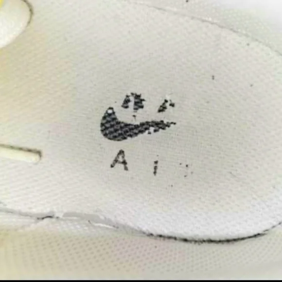 Youth Nike AF1 Air Force One White Leather Athletic Sneaker 7 7Y Boy Girl Kid - Picture 7 of 10